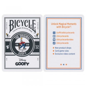 Disney Classic Goofy žaidimo kortos Bicycle